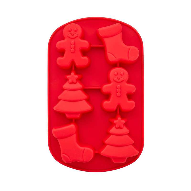 Molde De Silicona Para árbol De Navidad, Set De Decoración De Pastel De Pan De Jengibre, Papá Noel, Galleta De Caramelo, Copo De Nieve, Bricolaje - AliExprs 15